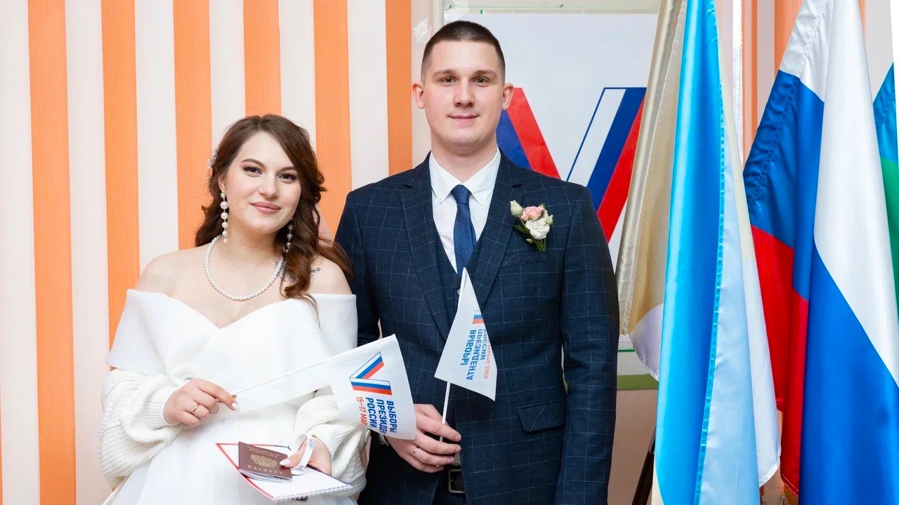 В Нижневартовске зарегистрировали брак в день выборов
