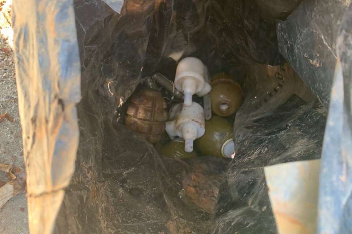 В Нижневартовске мужчина выкопал на грядках гранаты и патроны