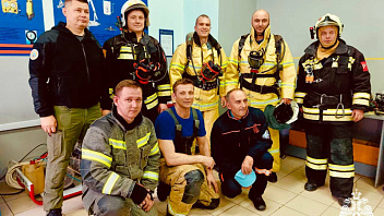Сербские пожарные перенимали опыт у коллег в Ханты-Мансийске