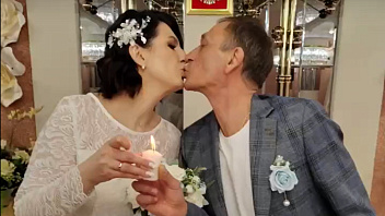 В Белоярском прошли первые бракосочетания с зажжением «Сердца России»