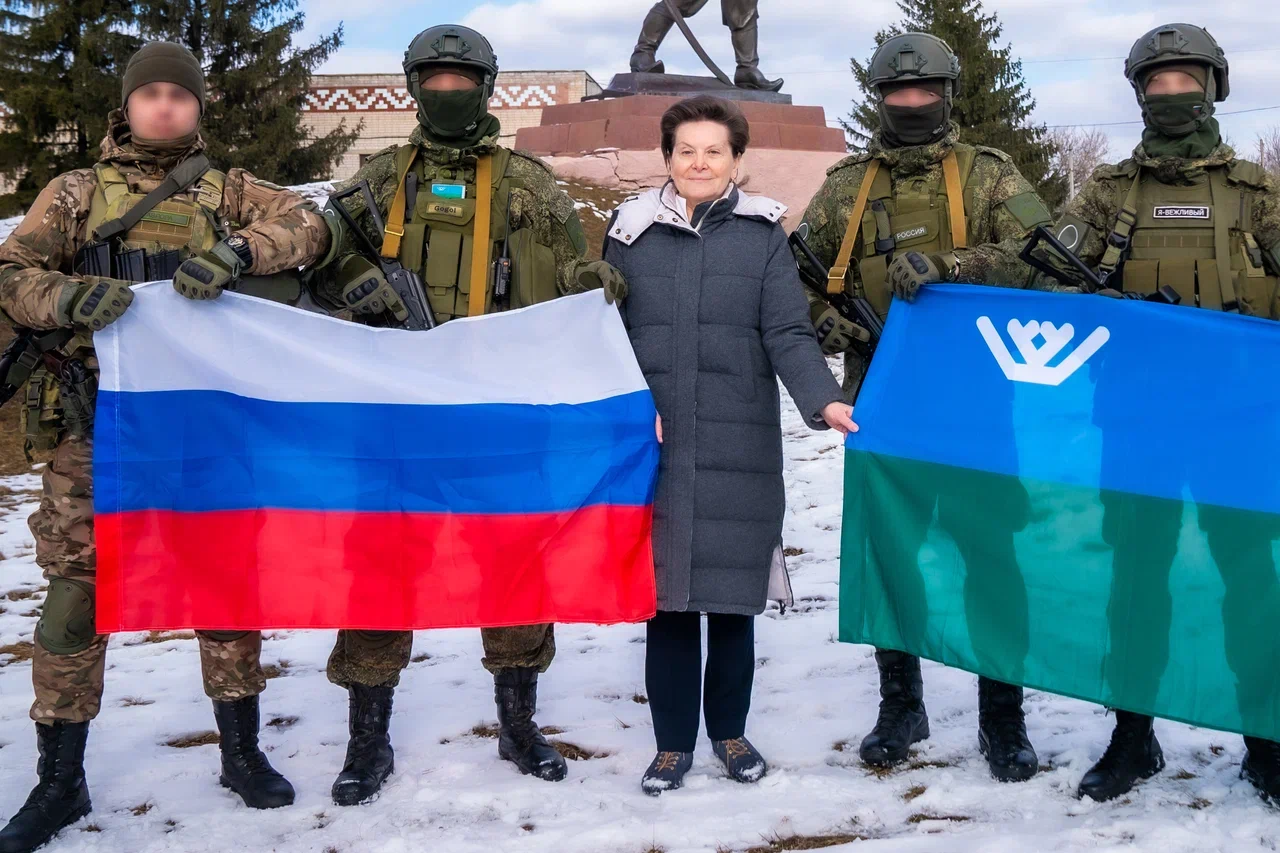 Наталья Комарова встретилась с военнослужащими на Донбассе