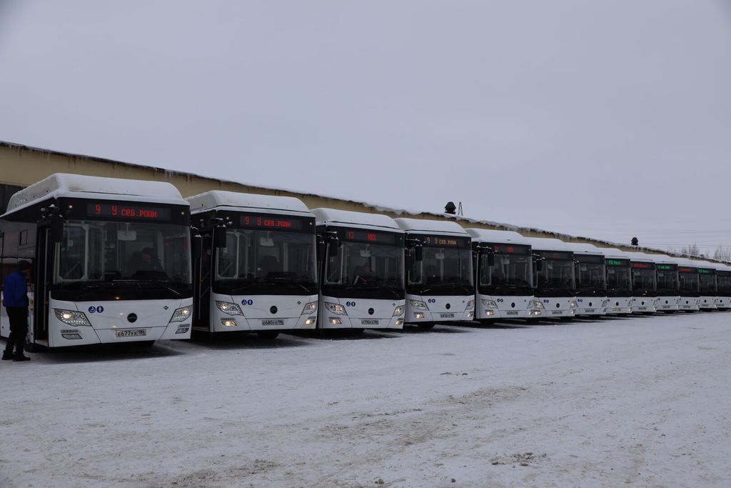 Новые автобусы выйдут на городские маршруты Нижневартовска