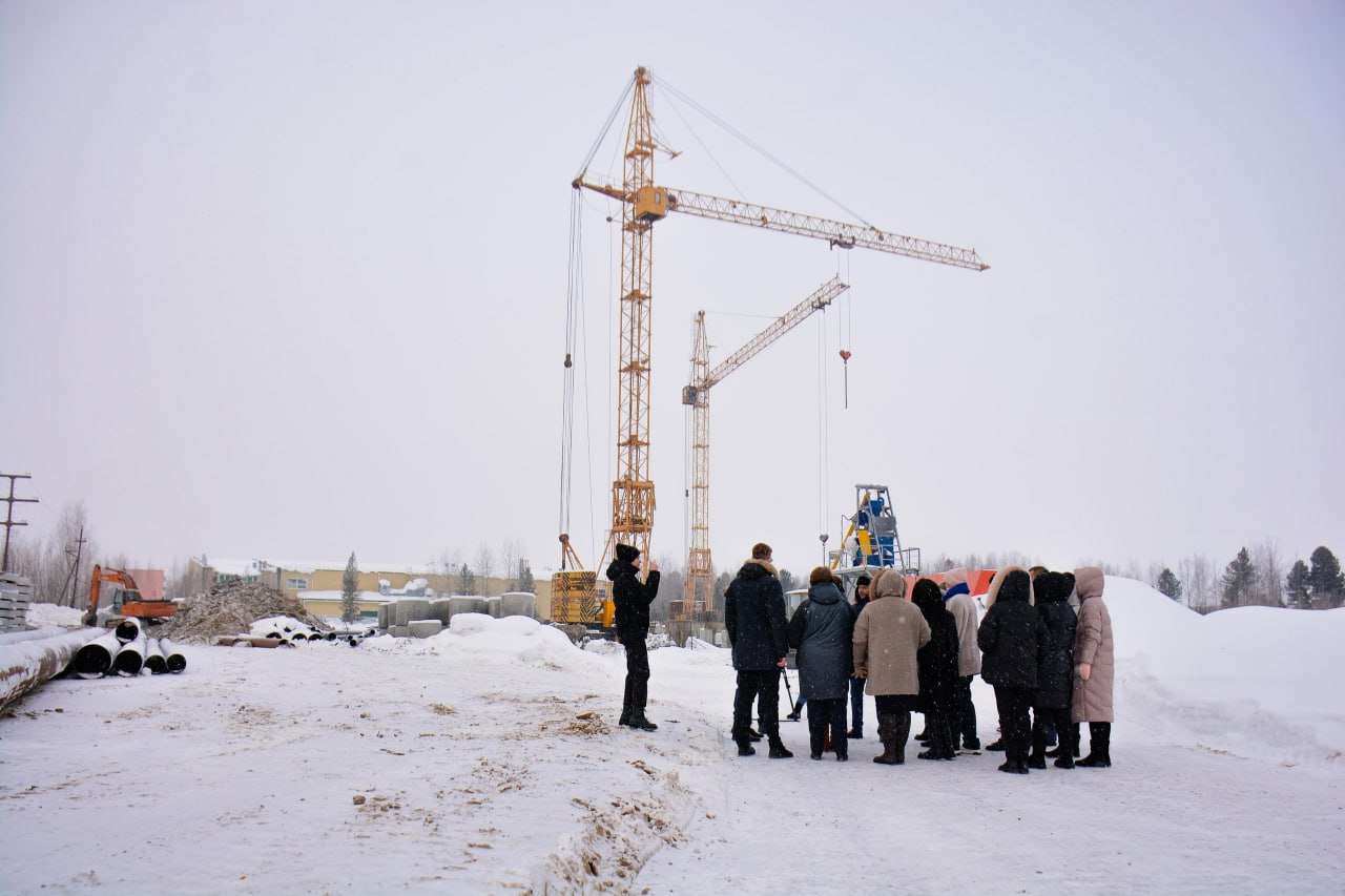 В Нефтеюганском районе строят новую поликлинику 