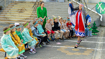 Дошкольники Ханты-Мансийска знакомятся с культурой коренных народов Севера
