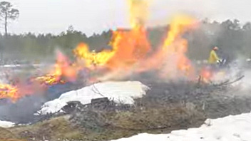 Первые ландшафтные пожары в Югре произошли по вине людей в Кондинском районе
