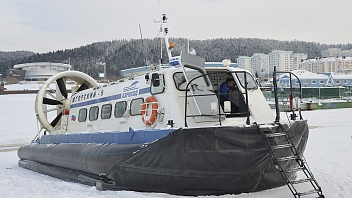 Опубликовано расписание судов на воздушной подушке по Ханты-Мансийском району
