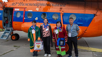 Избирком вылетел на вертолёте к избирателям Нижневартовского района