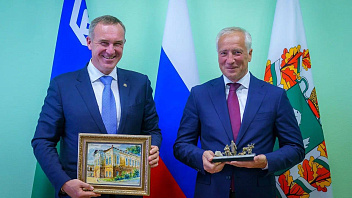 Руслан Кухарук провёл встречу с губернатором Томской области