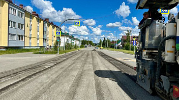 В Югорске активно обновляют дороги
