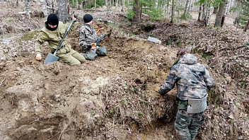Поисковики из Югры раскопали под Санкт-Петербургом останки солдат ВОВ и обломки самолёта